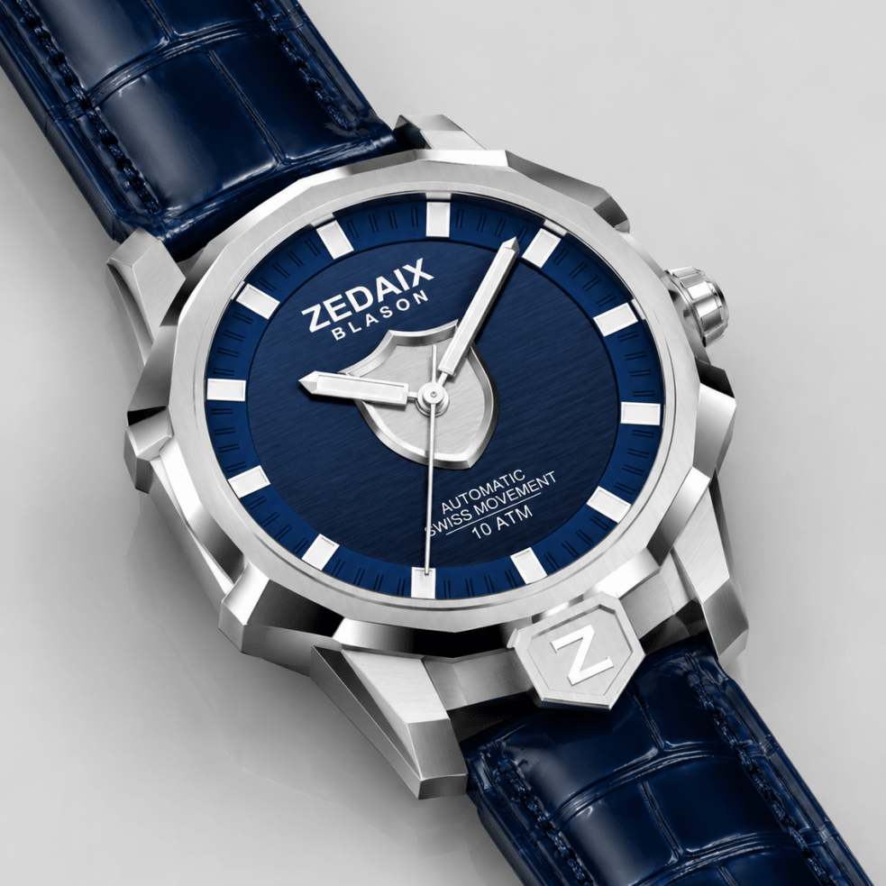 Montre homme ZEDAIX BLASON – automatique suisse Sellita SW200 bracelet NFC édition limitée — vue 3
