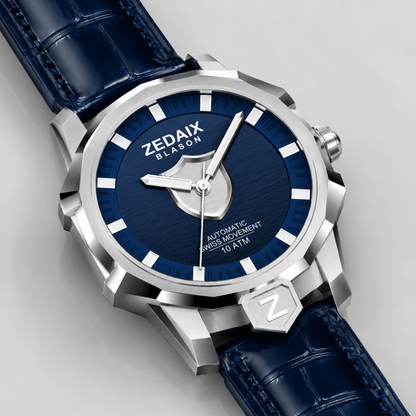 Montre homme ZEDAIX BLASON – automatique suisse Sellita SW200 bracelet NFC édition limitée — vue 3