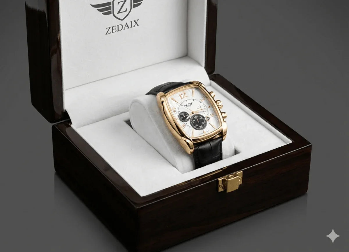 ZEDAIX TIMGAD Gold – Coffret Premium version gravure personnalisée écrin luxe