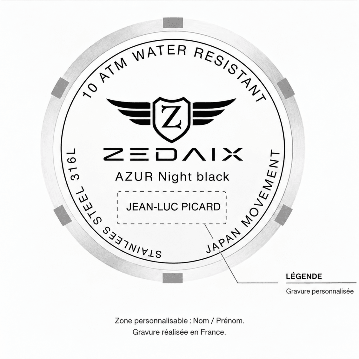 ZEDAIX AZUR Night Black - ZEDAIX
