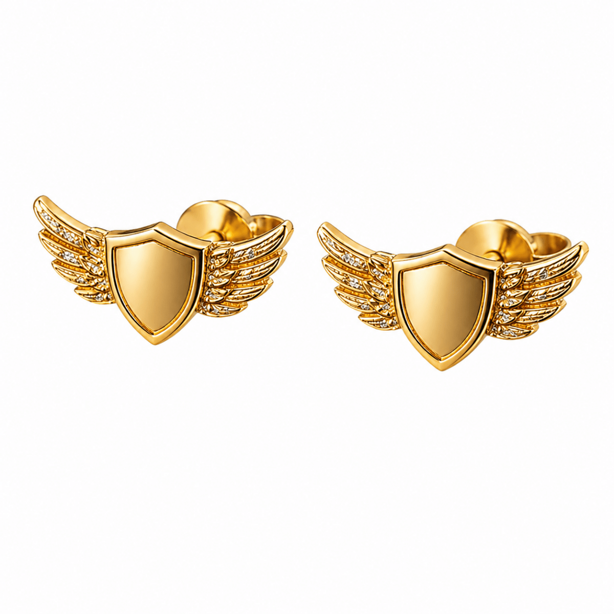 ÉGIDE — Pendentif Bouclier & Ailes - ZEDAIX