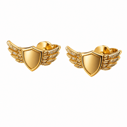 ÉGIDE — Pendentif Bouclier & Ailes - ZEDAIX